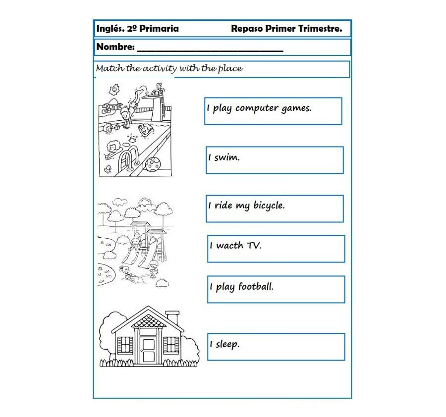 Refuerzo de la práctica de ejercicios de inglés interactivos 2