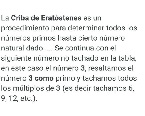 Qué es la criba de Eratóstenes 3