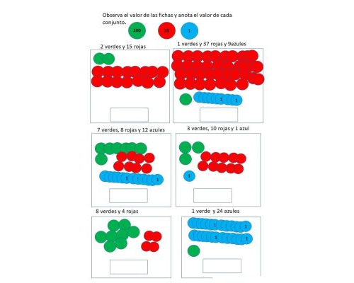 Enlace entre las matemáticas y el arte con las fichas de colores 1