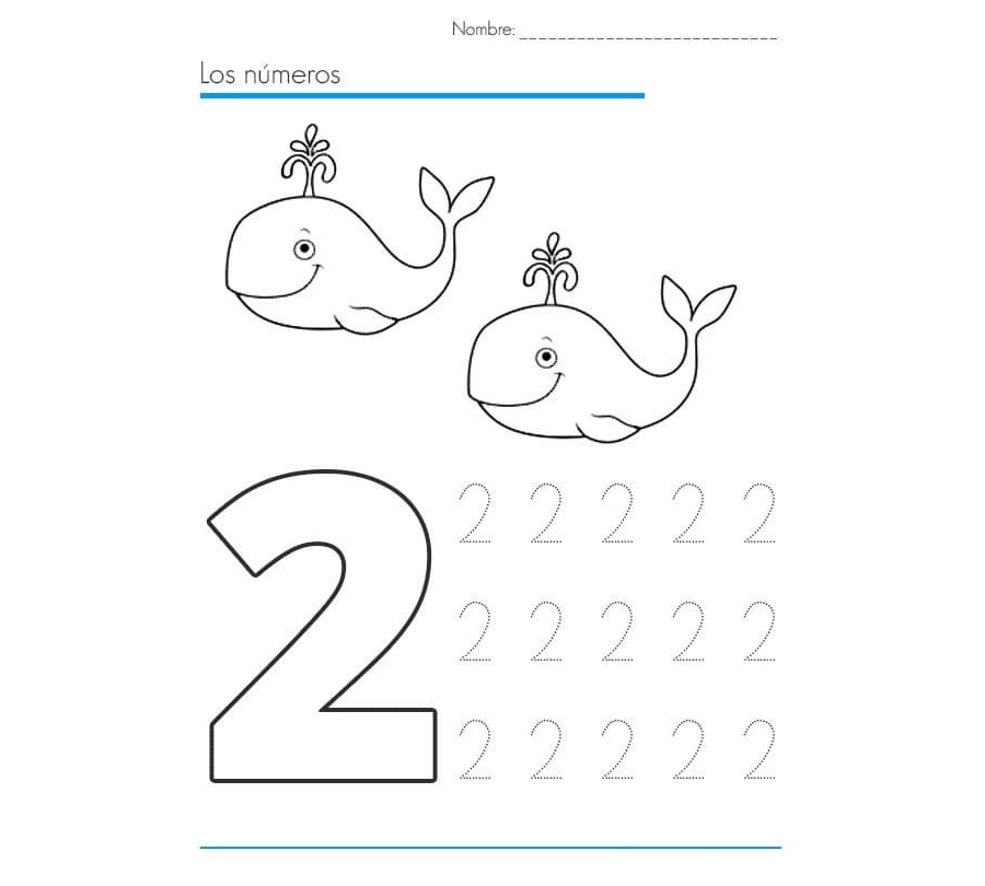 Juegos en línea para el aprendizaje del número 2 3