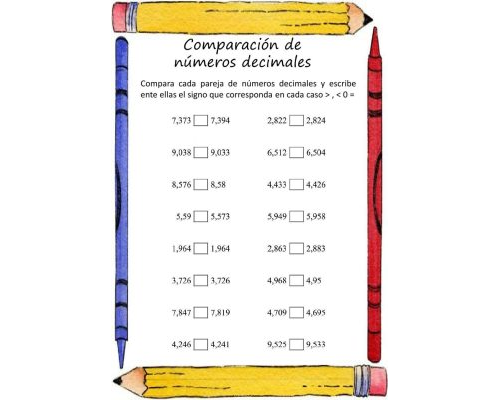 Números naturales y números decimales 3