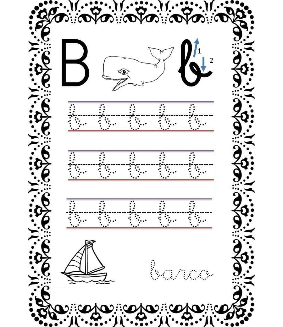 Fichas de la b minúscula 3