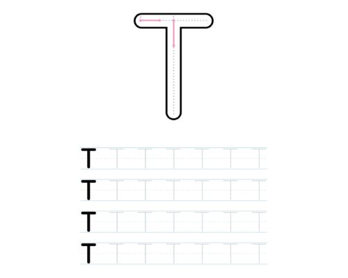 Fichas de la T mayúscula 1