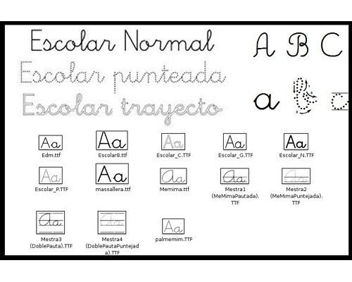 Aprender diferentes estilos de letra 3