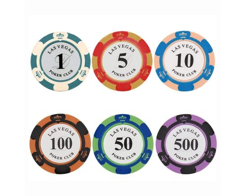 Descripción y características de las fichas de póquer en diferentes colores 1