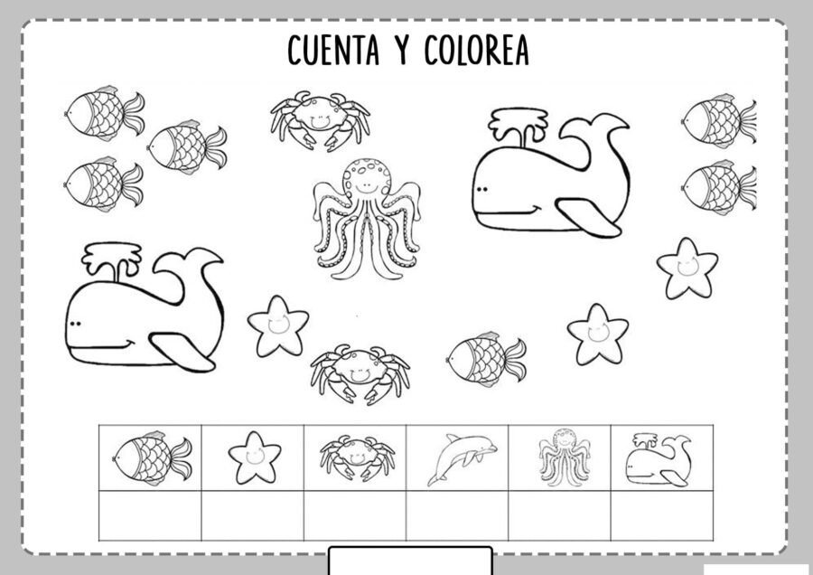 Colorear unidades correspondientes 1