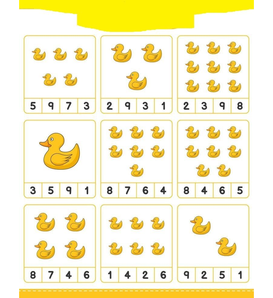 Fichas de patos para escribir 3