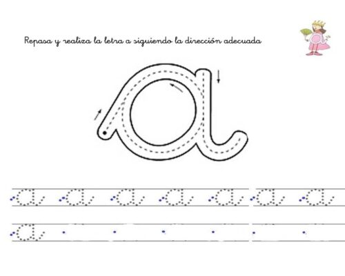 Fichas de la a minúscula 2