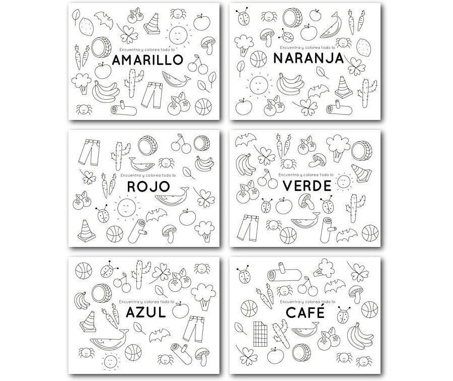 Actividades y ejercicios para aprender los colores primarios 2