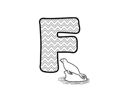 Fichas de la F para colorear 3