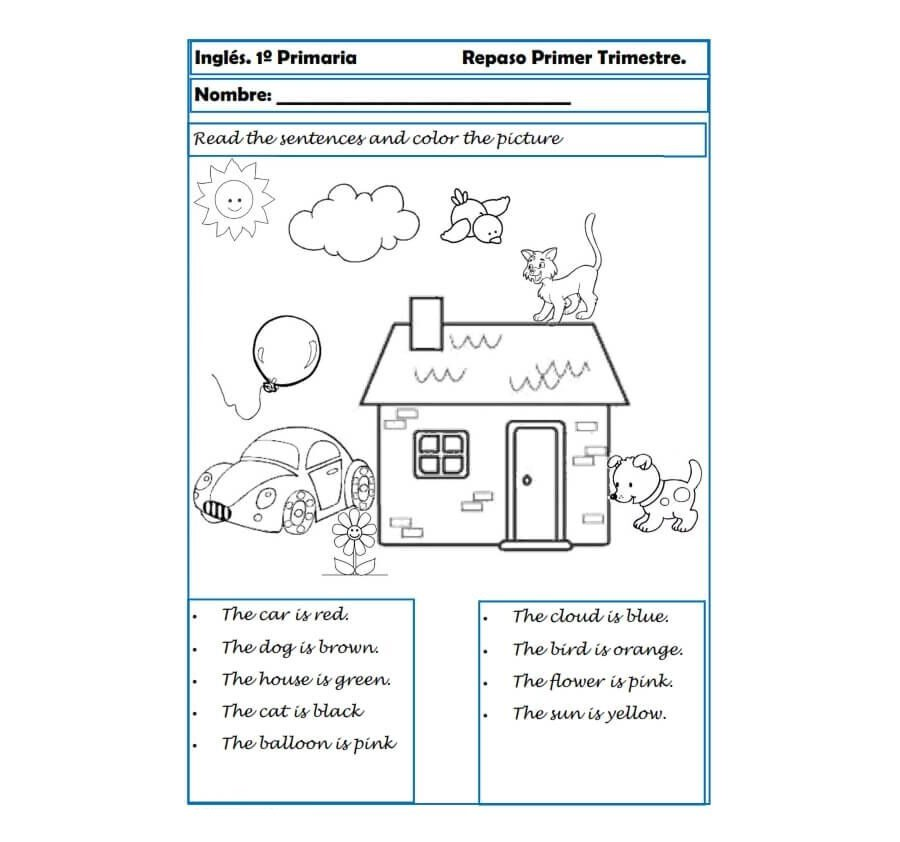 Fichas para desarrollar la competencia lingüística en inglés 1