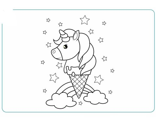 Fichas de unicornios para imprimir 1