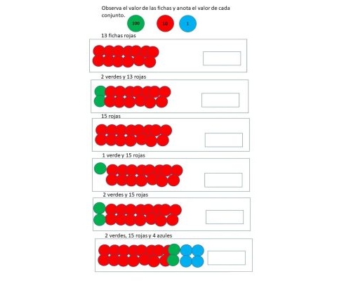 Enlace entre las matemáticas y el arte con las fichas de colores 3