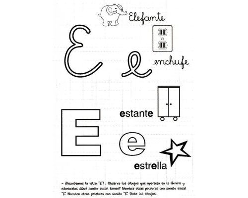 Fichas de la E