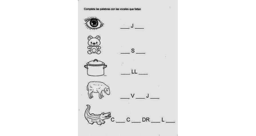 Descarga gratuita de ficha de vocales en formato PDF 2