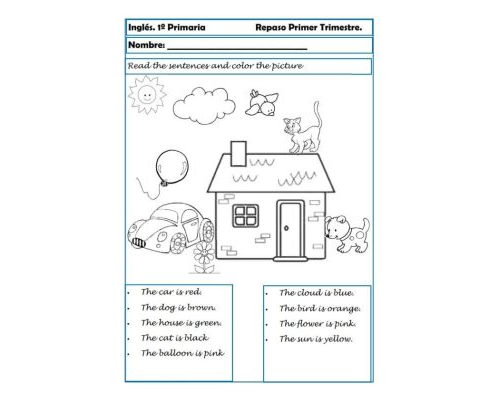 Fichas para desarrollar la competencia lingüística en inglés 1