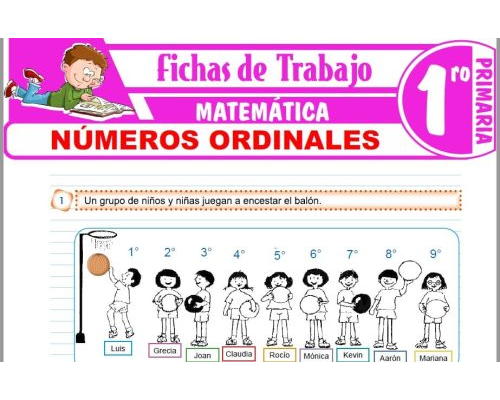 Definición de números ordinales 2