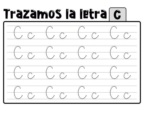 Fichas de la c minúscula 2