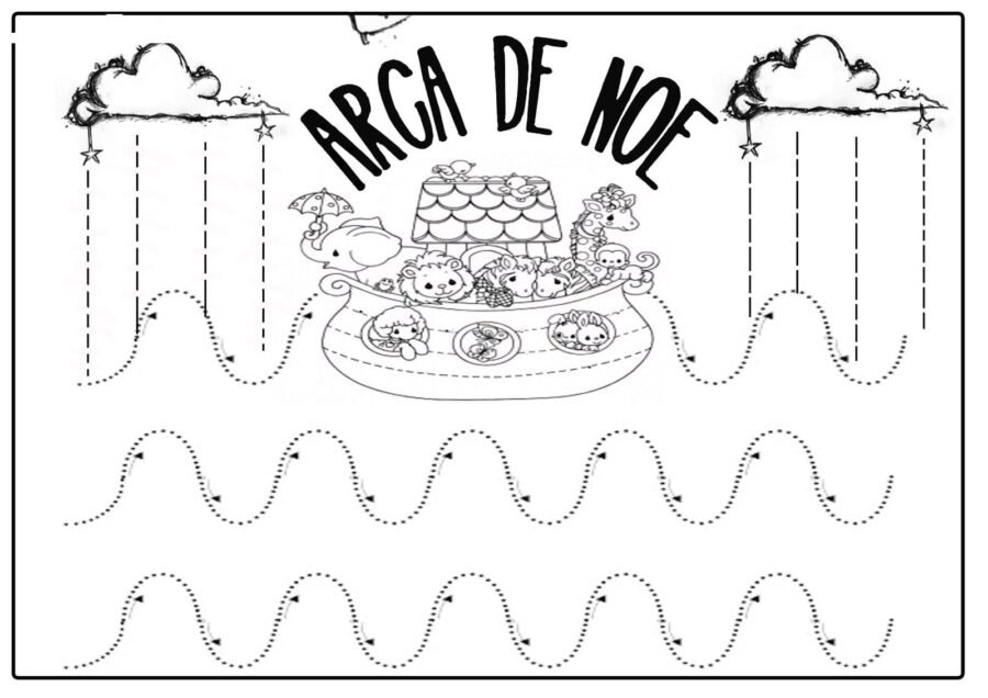 Fichas del arca de Noé para imprimir 2