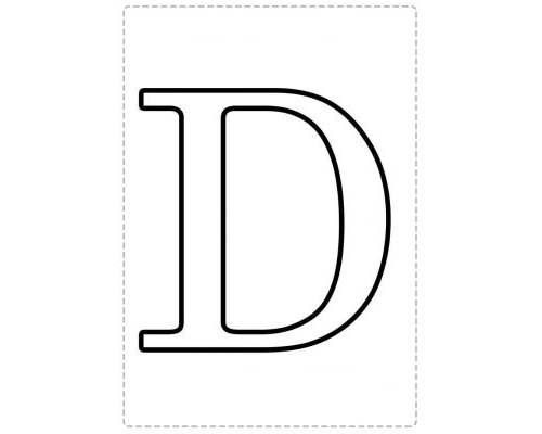 Fichas de la D mayúscula 2