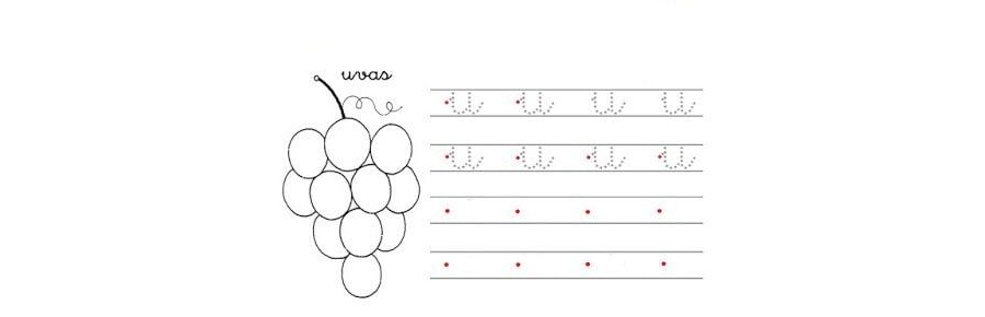 Fichas de la u minúscula 1