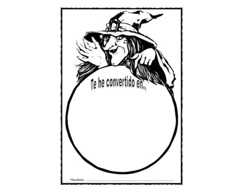 Fichas de escritura creativa Halloween 3