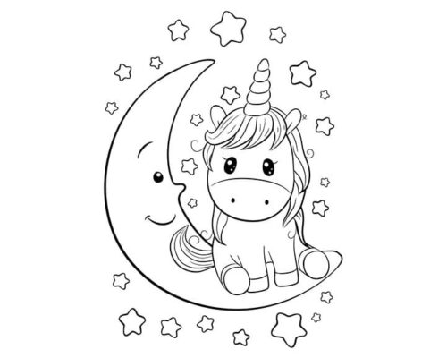 Fichas de unicornios para imprimir 2