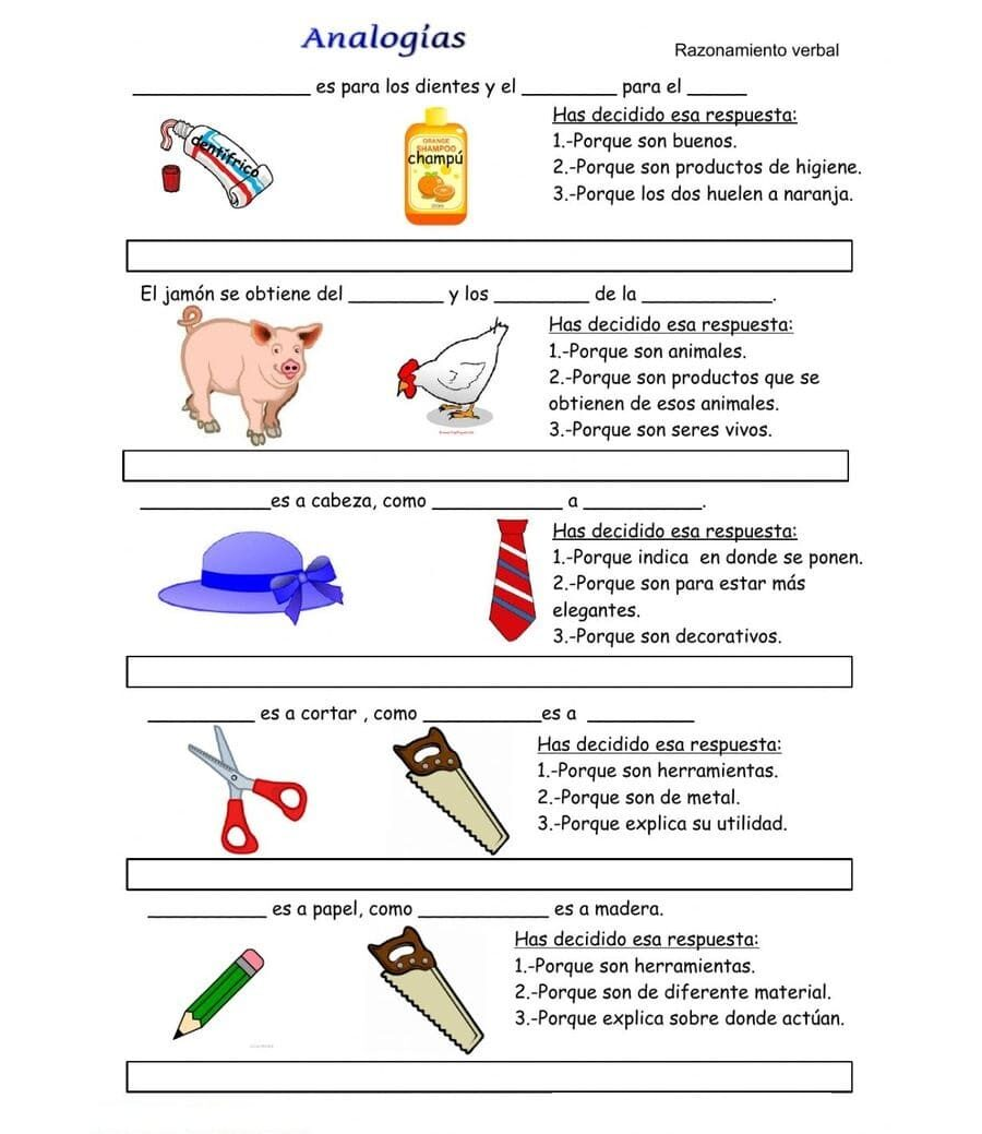 Fortalecimiento de habilidades de razonamiento verbal 3
