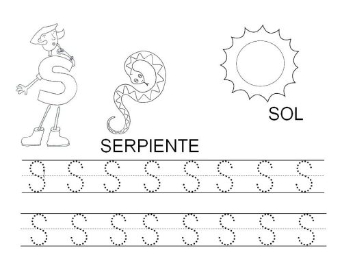 Fichas de consonantes para colorear 3