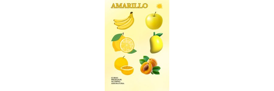 Fichas de color amarillo para imprimir 1