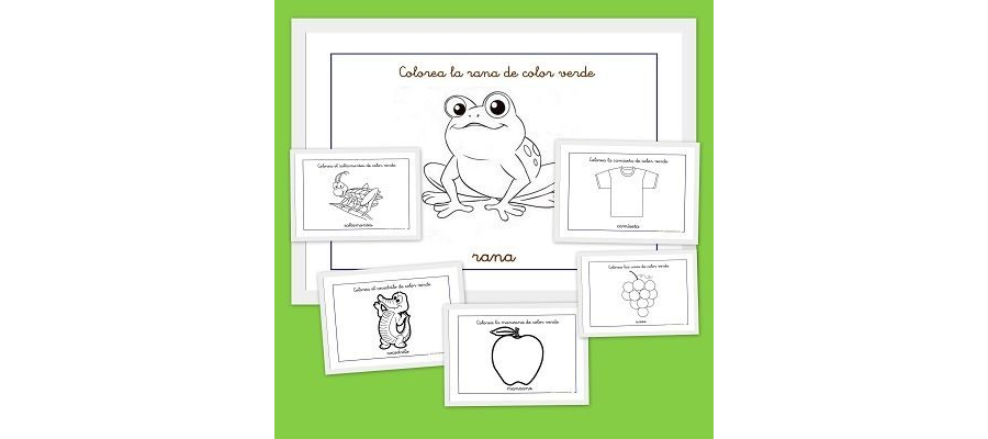 Actividades para enseñar el color verde a niños de educación infantil 2