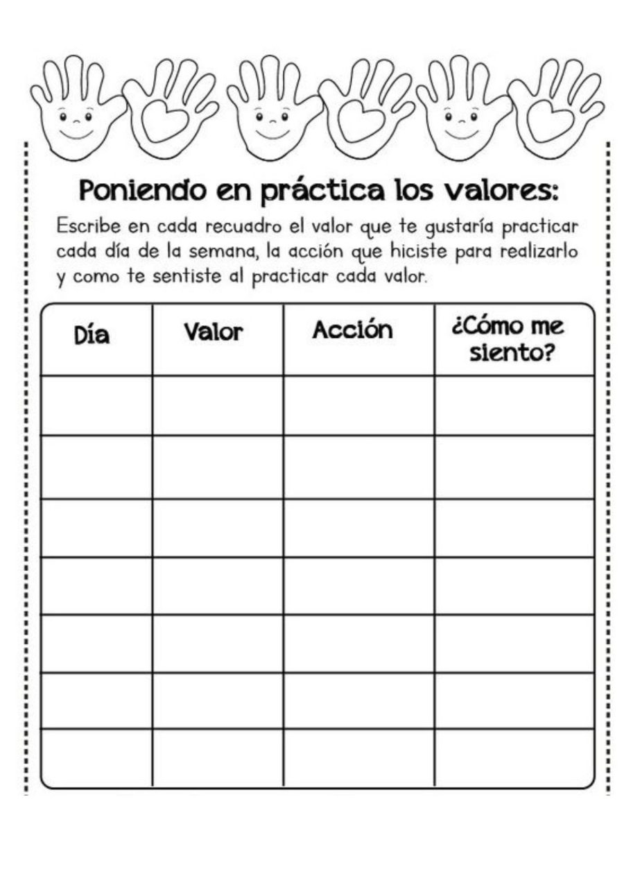 Ficha Día de la Paz Especiales 2