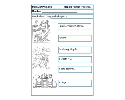 Refuerzo de la práctica de ejercicios de inglés interactivos 2