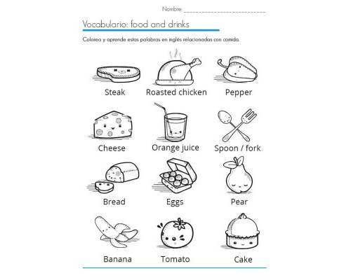 Ejercicios de vocabulario y actividades divertidas en inglés 2