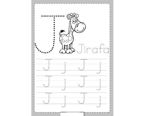 Fichas de la J mayúscula 2