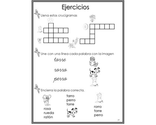 Relación de las fichas con la lecto-escritura y lógico-matemática 2