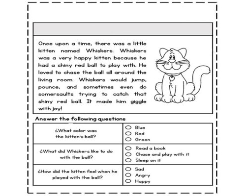 Fomento de la comprensión lectora en inglés a través de las fichas 2