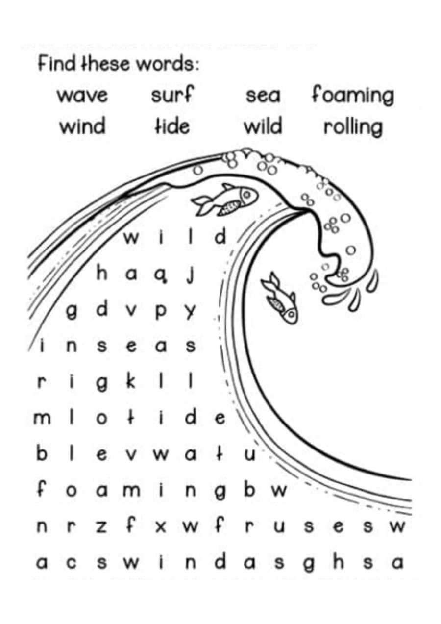 Ficha de verano inglés 1