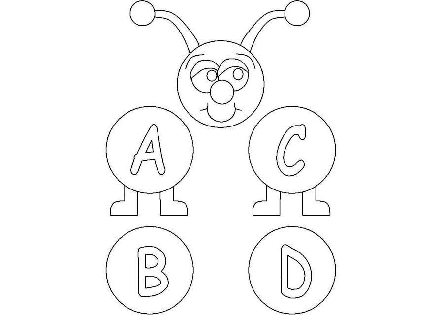 Fichas de gusanos para escribir 1