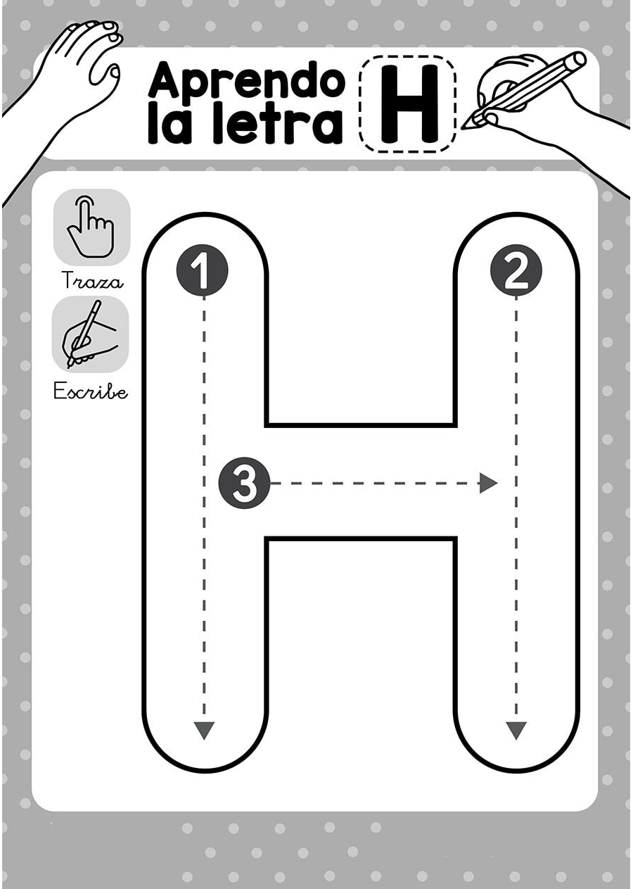 Fichas de la H mayúscula 2