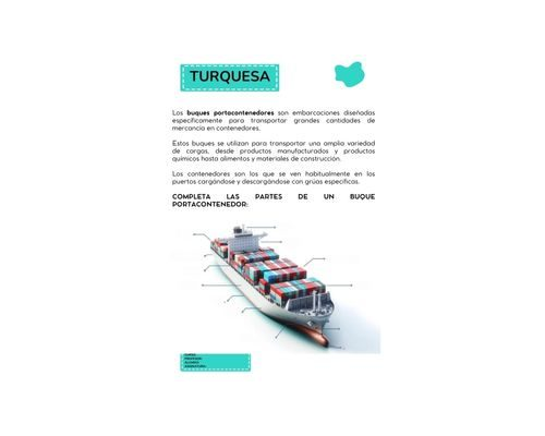 Fichas de color turquesa para escribir 2