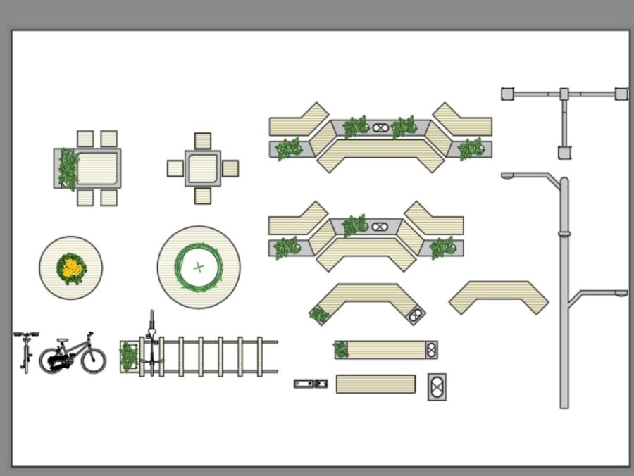 Equipamiento y mobiliario del jardín 3