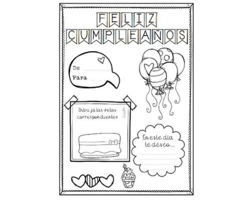 Fichas de cumpleaños