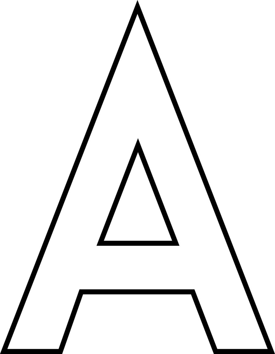 Fichas de la A mayúscula 2