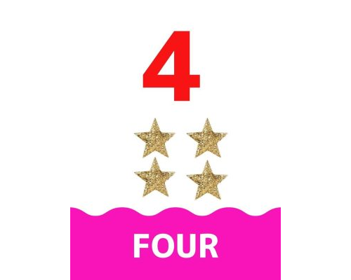 Fichas, tarjetas y flashcards del número 4 2