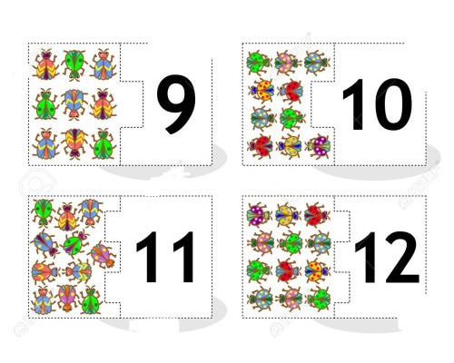 Fichas de escarabajos para imprimir 1