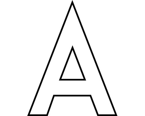 Fichas de la A mayúscula 2