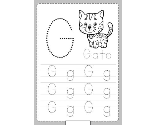 Fichas de la G mayúscula 3