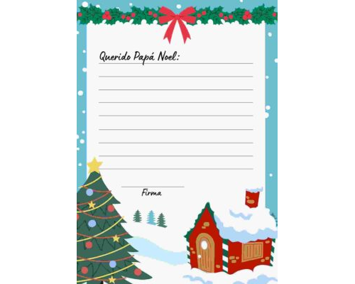 Fichas de navidad para Papá Noel 1