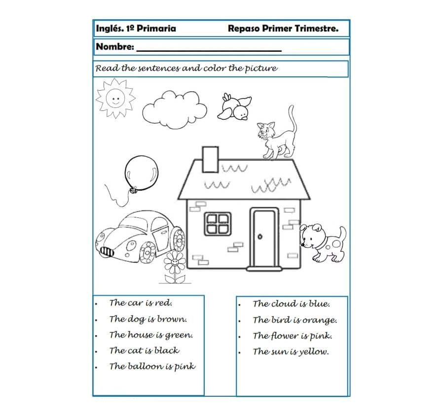 Fichas para desarrollar la competencia lingüística en inglés 1